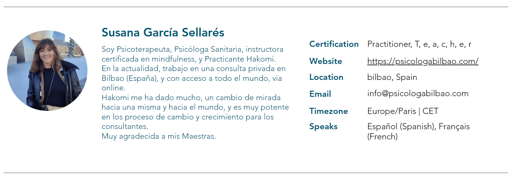 SusanaGarciaSellares-terapeuta-Hakomi-ficha Ficha de Susana García Sellarés en Hakomi Educaton - terapeuta Hakomi